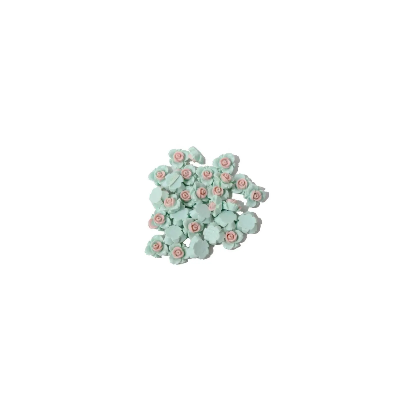 🌸 Exquisite Resin 3D Paan Flower Cabochons | 12mm | 100/300/500 Pcs 🌼