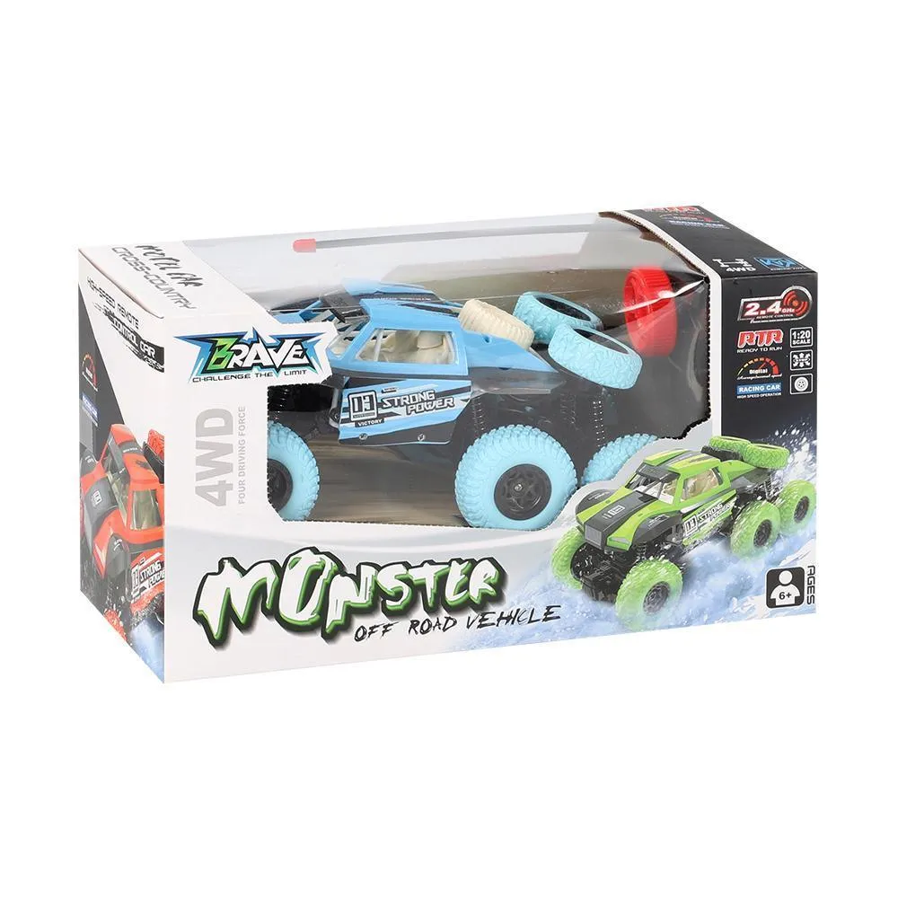 1: 18: Six Wheel Climbing RC Car