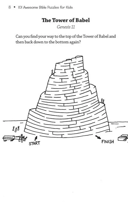 101 Awesome Bible Puzzles for Kids