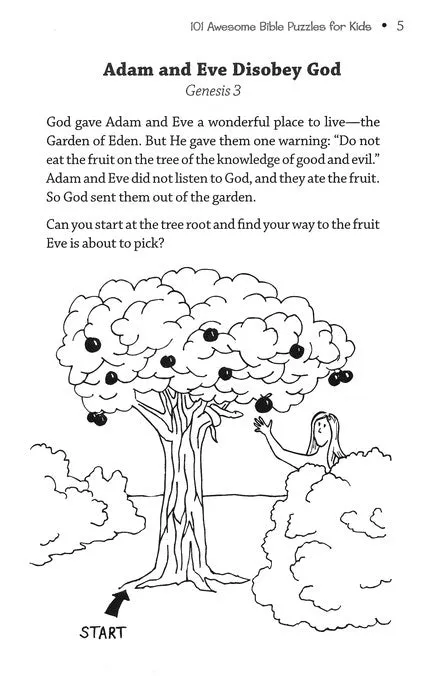 101 Awesome Bible Puzzles for Kids