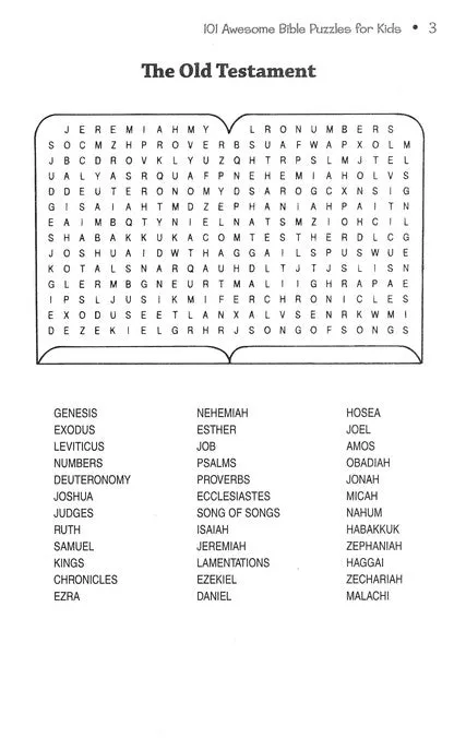101 Awesome Bible Puzzles for Kids