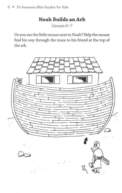 101 Awesome Bible Puzzles for Kids