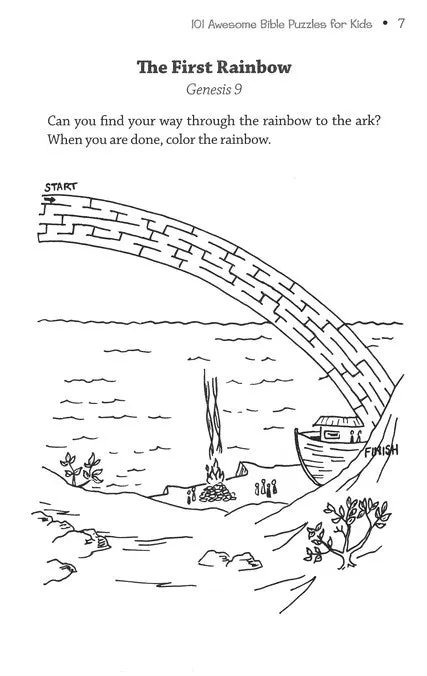 101 Awesome Bible Puzzles for Kids