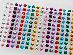 1056 Pcs Self Adhesive Rainbow Diamond Crystal DIY Rhinestone Stickers