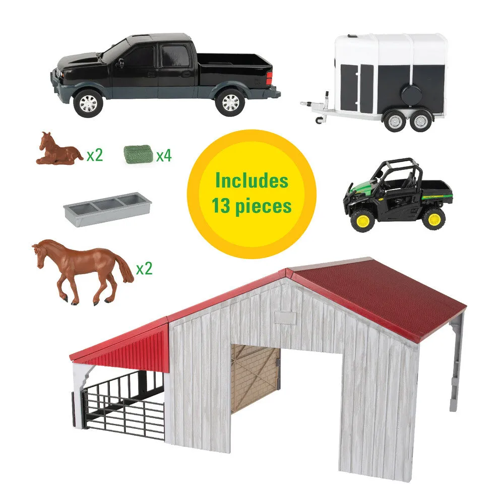 1:32 John Deere Weathered Barn Play Toy Set