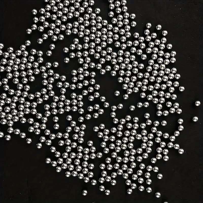50 High Carbon Steel Beads for Industrial Accessories