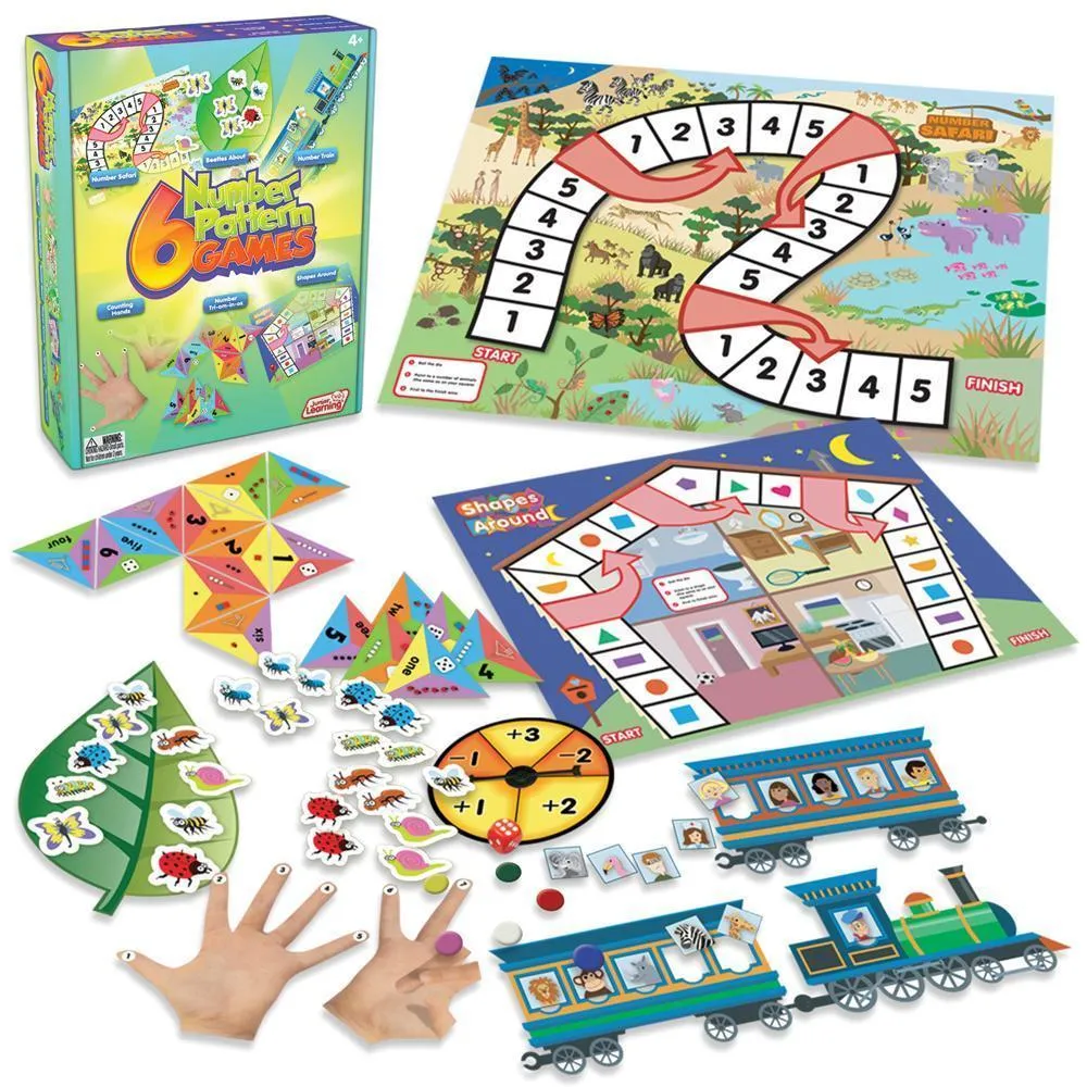 6 Number Pattern Games (JL402)
