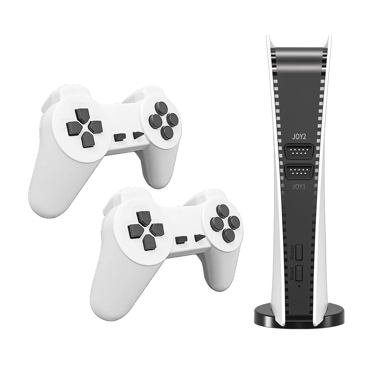 8-Bit Game Console With 2 Wireless Controllers NX-85