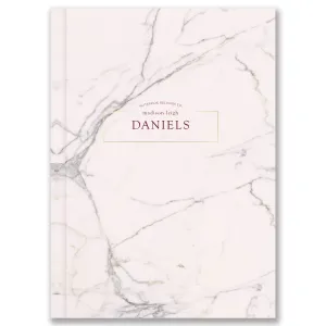 A5 Hardcover Marble Custom Notebook