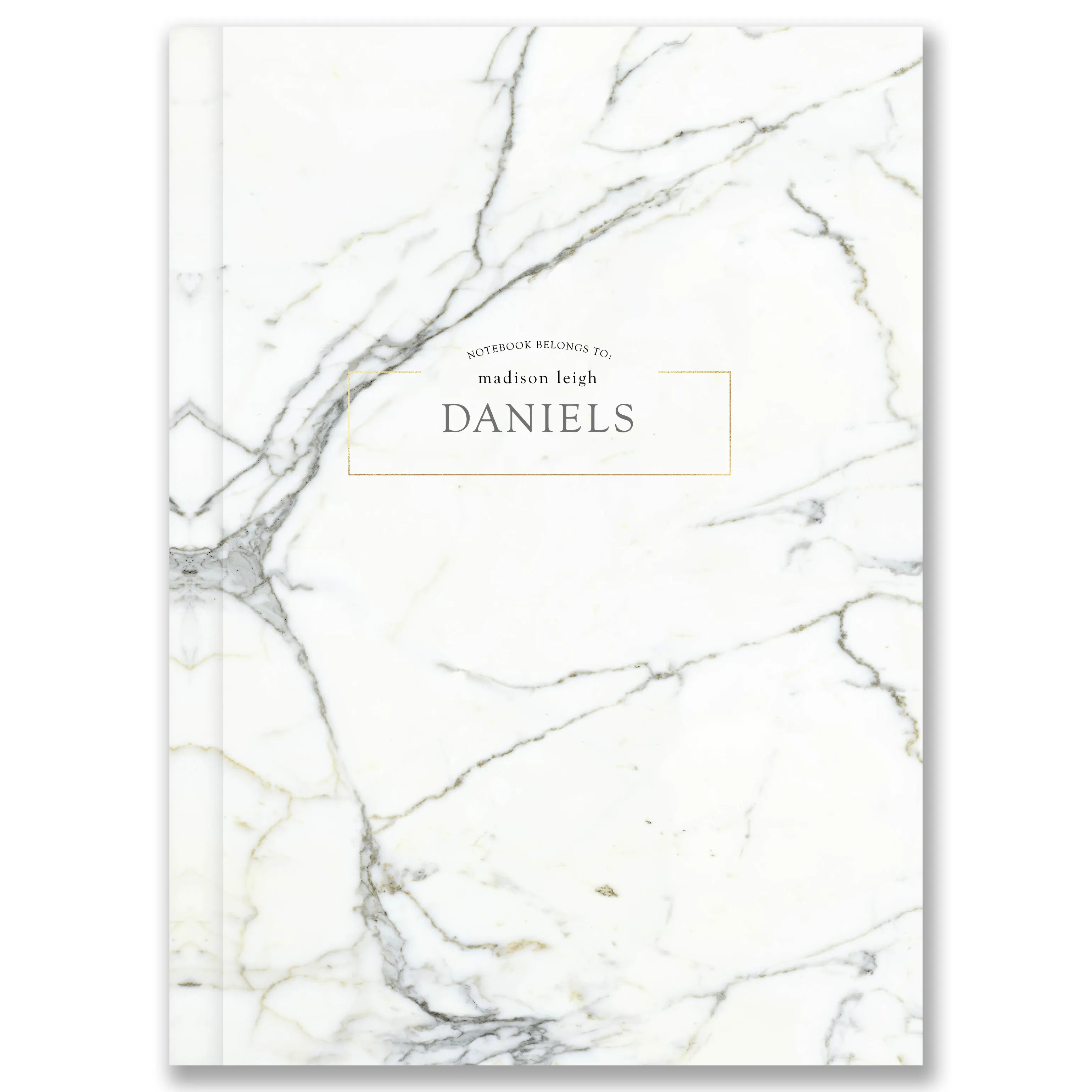 A5 Hardcover Marble Custom Notebook