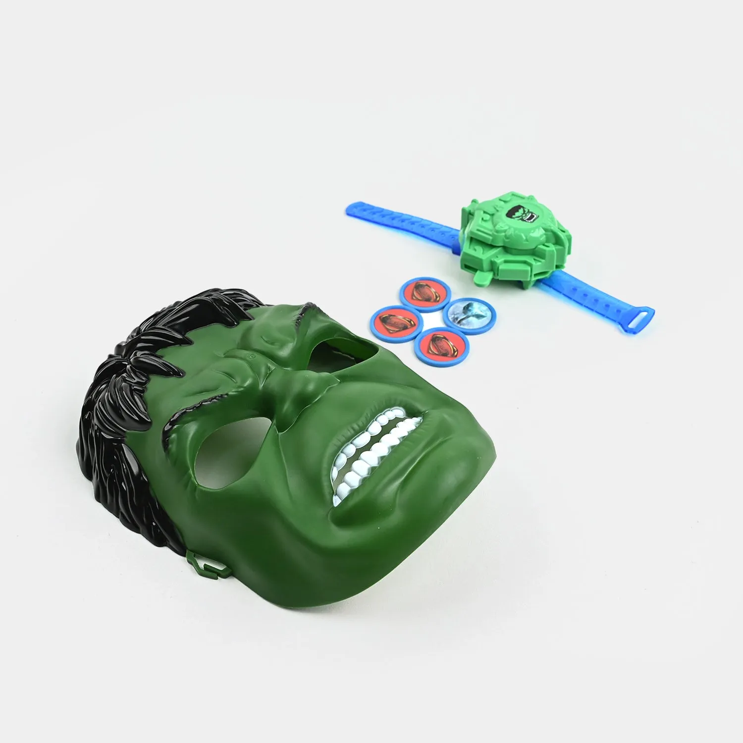 Action Figure Set With Superhero Accessories