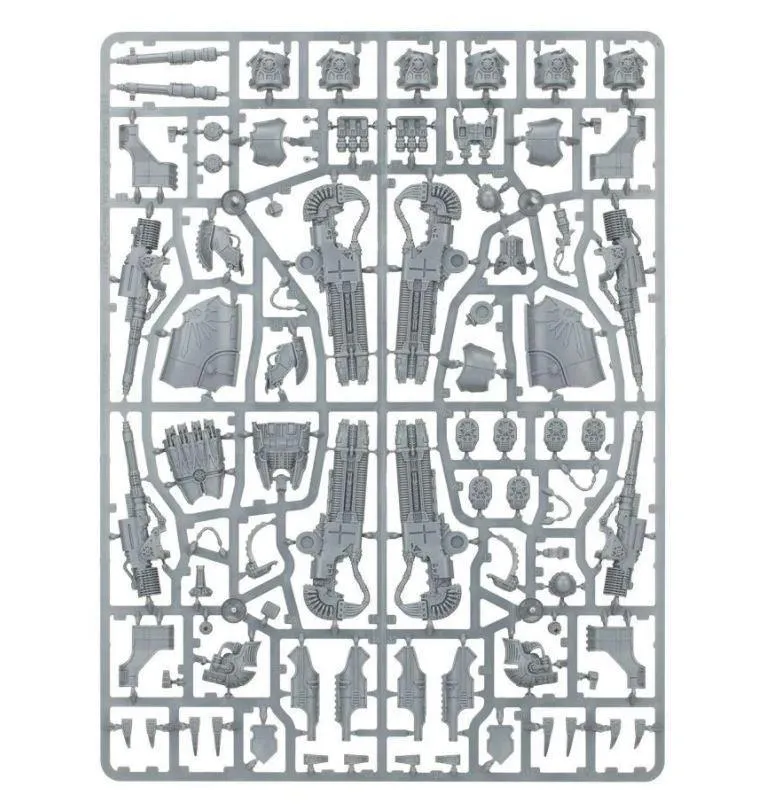 Adeptus Titanicus:  Warlord Titan Weapons Plasma Annihilators, Laser Blasters and Power Claw