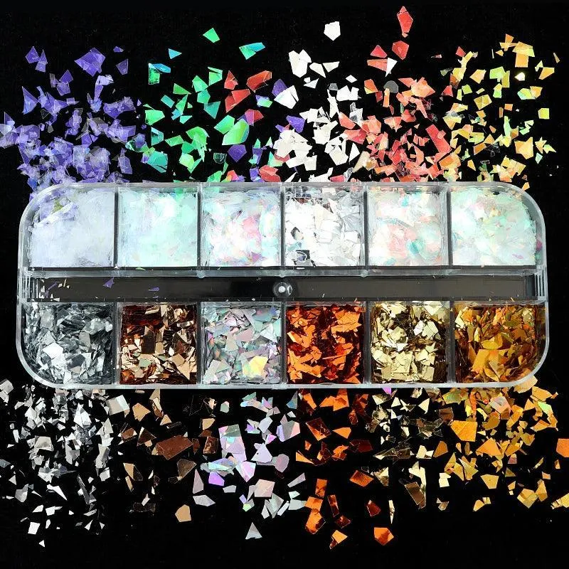Alphabet Resin Sequins Kit: Sparkling Holographic Jewelry Making & Art