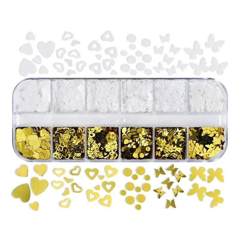 Alphabet Resin Sequins Kit: Sparkling Holographic Jewelry Making & Art