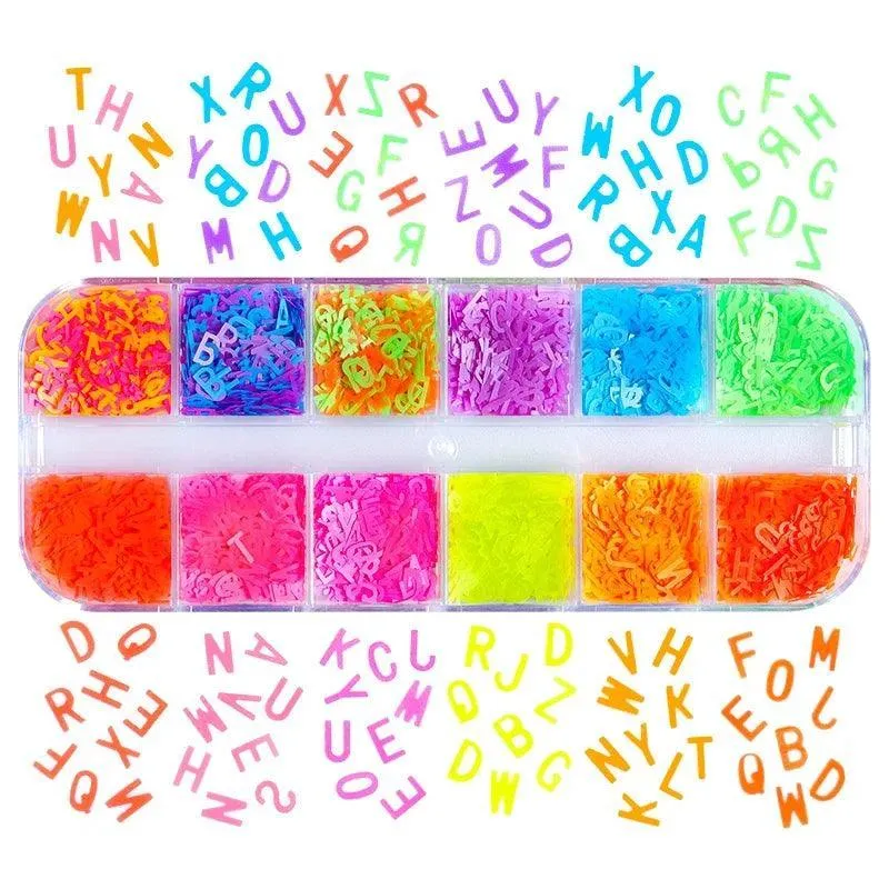 Alphabet Resin Sequins Kit: Sparkling Holographic Jewelry Making & Art