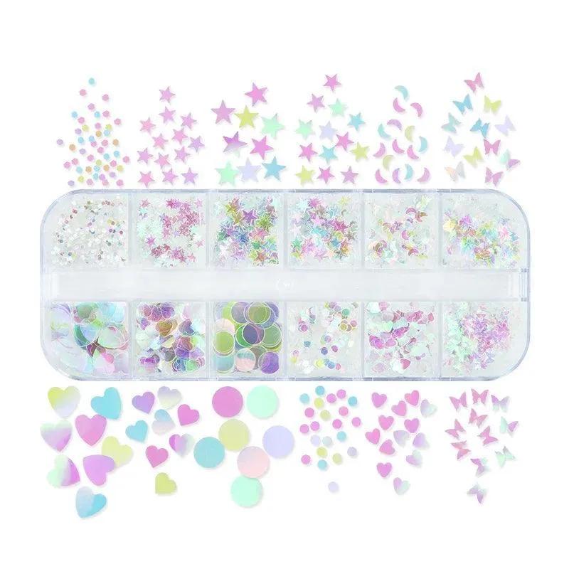 Alphabet Resin Sequins Kit: Sparkling Holographic Jewelry Making & Art