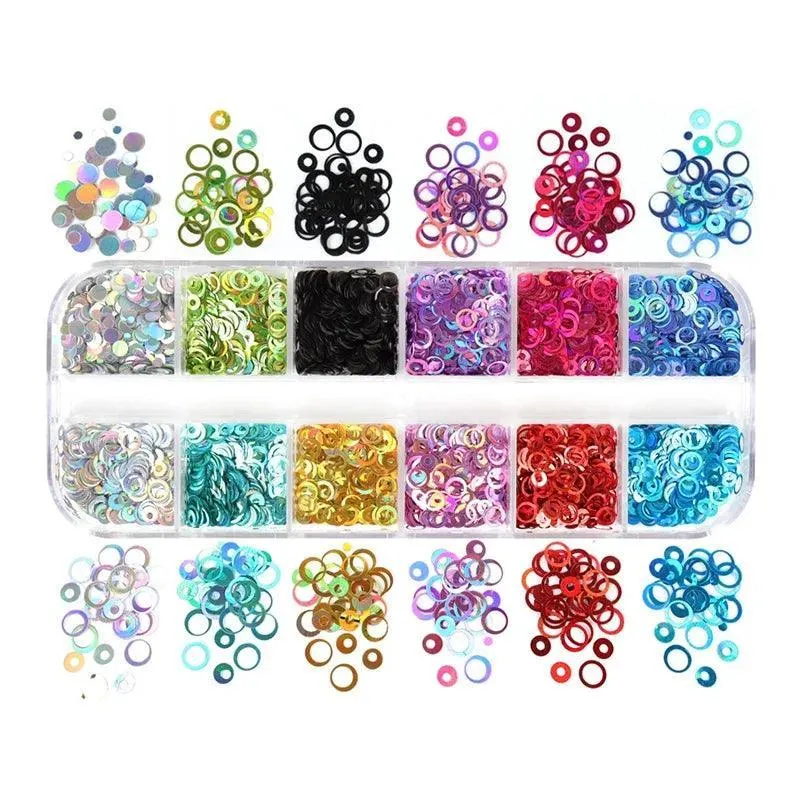 Alphabet Resin Sequins Kit: Sparkling Holographic Jewelry Making & Art