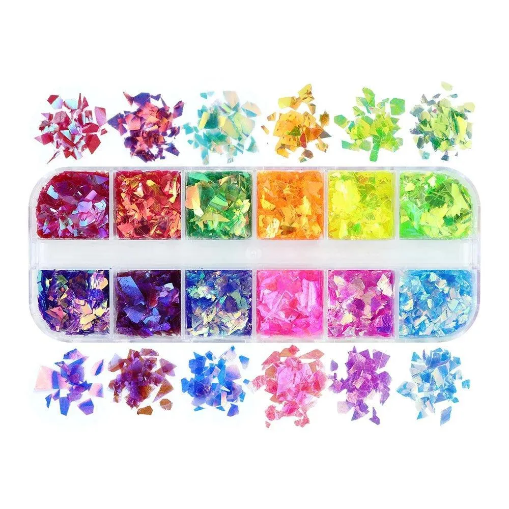 Alphabet Resin Sequins Kit: Sparkling Holographic Jewelry Making & Art