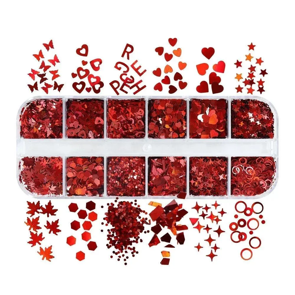Alphabet Resin Sequins Kit: Sparkling Holographic Jewelry Making & Art
