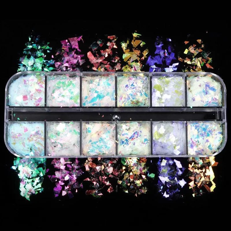 Alphabet Resin Sequins Kit: Sparkling Holographic Jewelry Making & Art