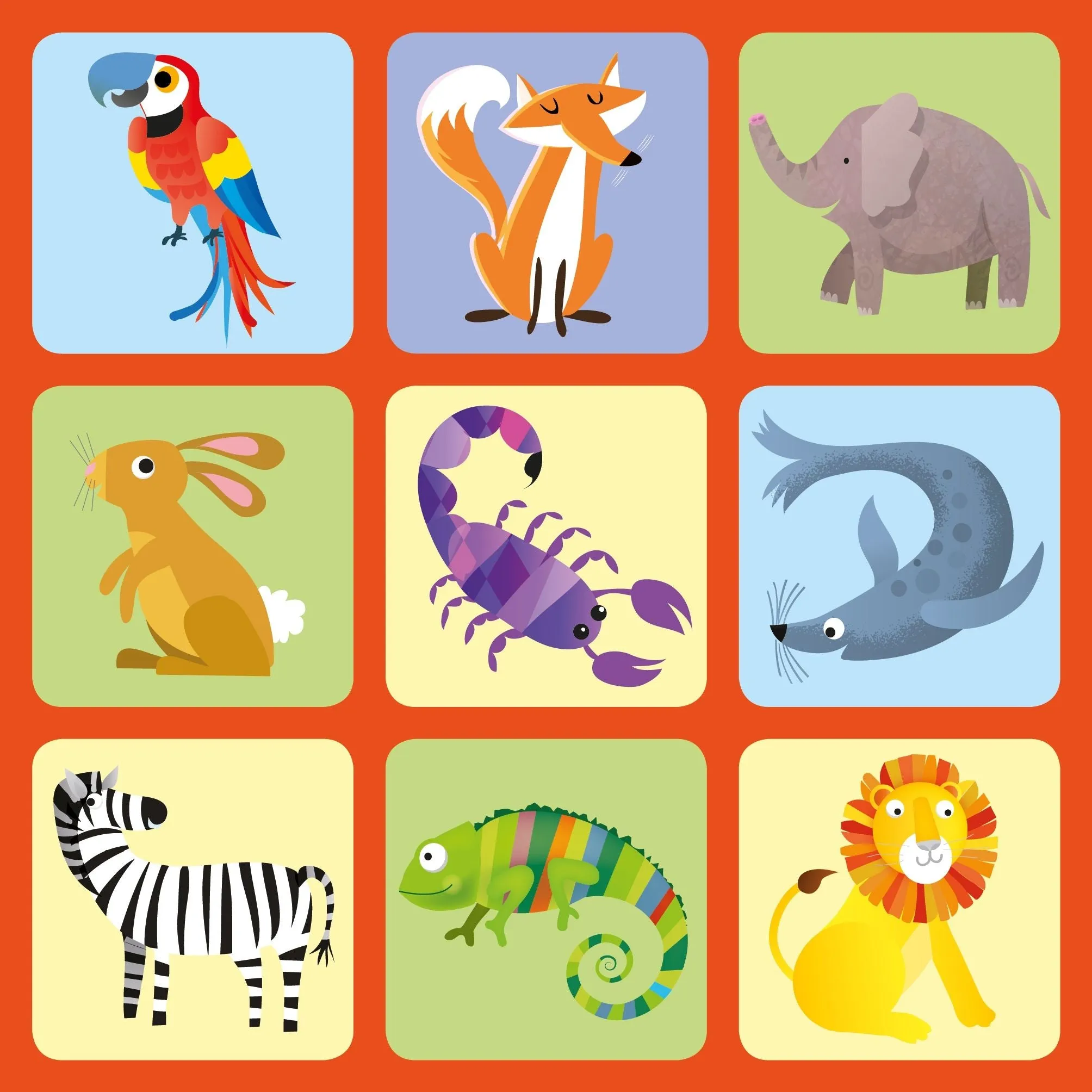 Animal Matching Game & Book