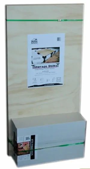 Attic Island Loft Storage Stilts DIY Kits - 2.16sqm, 3 stilt kit