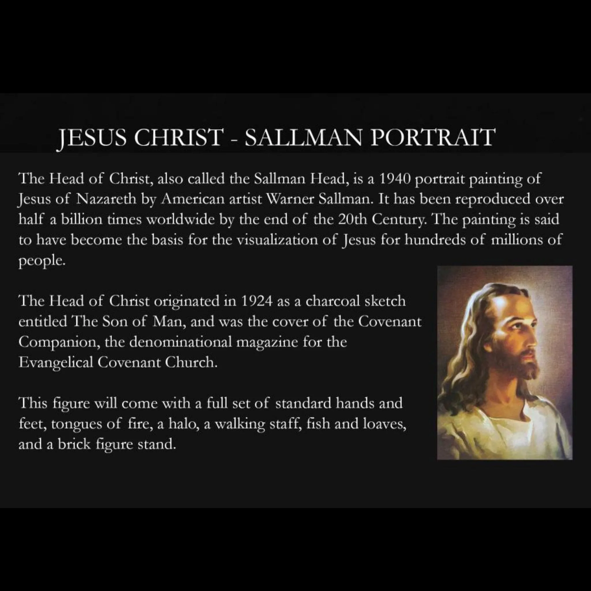 Biblical Adventures Jesus Christ (Sallman Portrait)