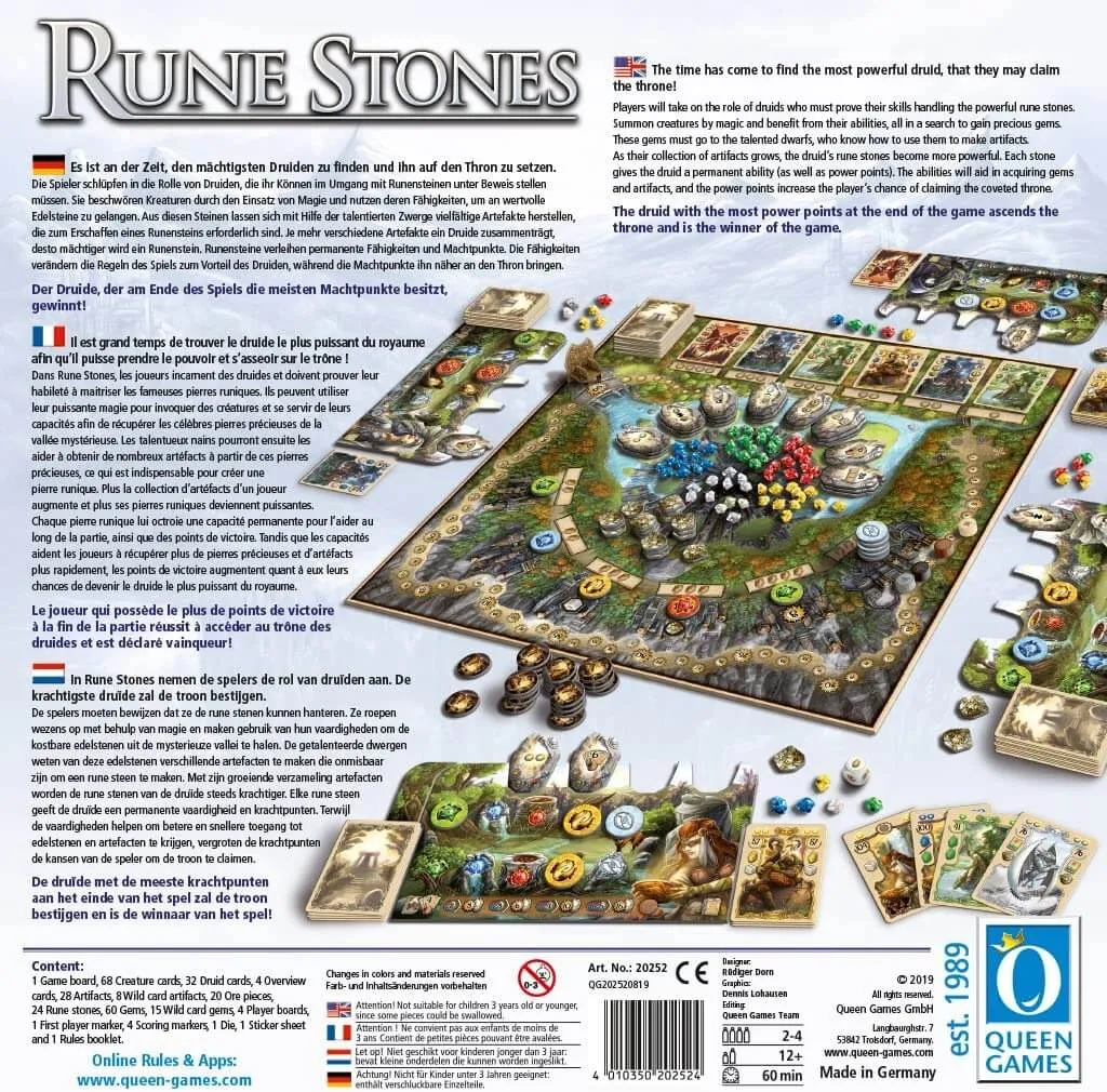 Board game Queen Games Rune Stones