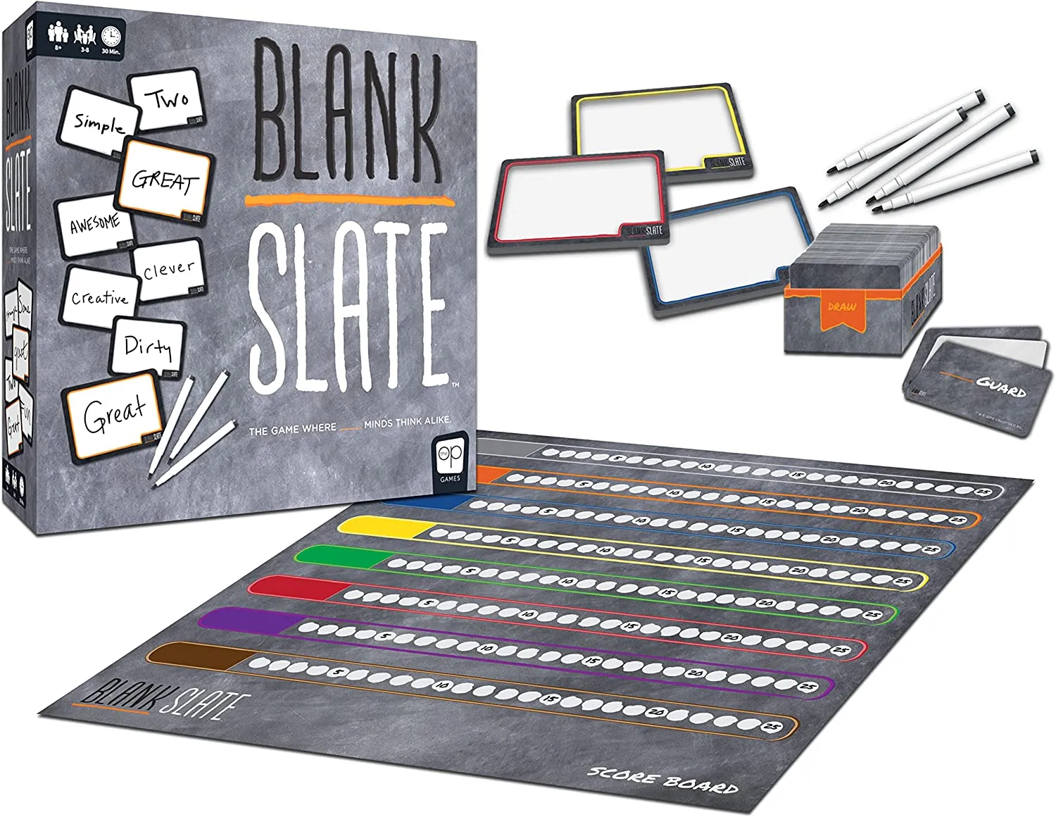 Board game Usaopoly Blank Slate: The Game Where Great Minds Think Alike
