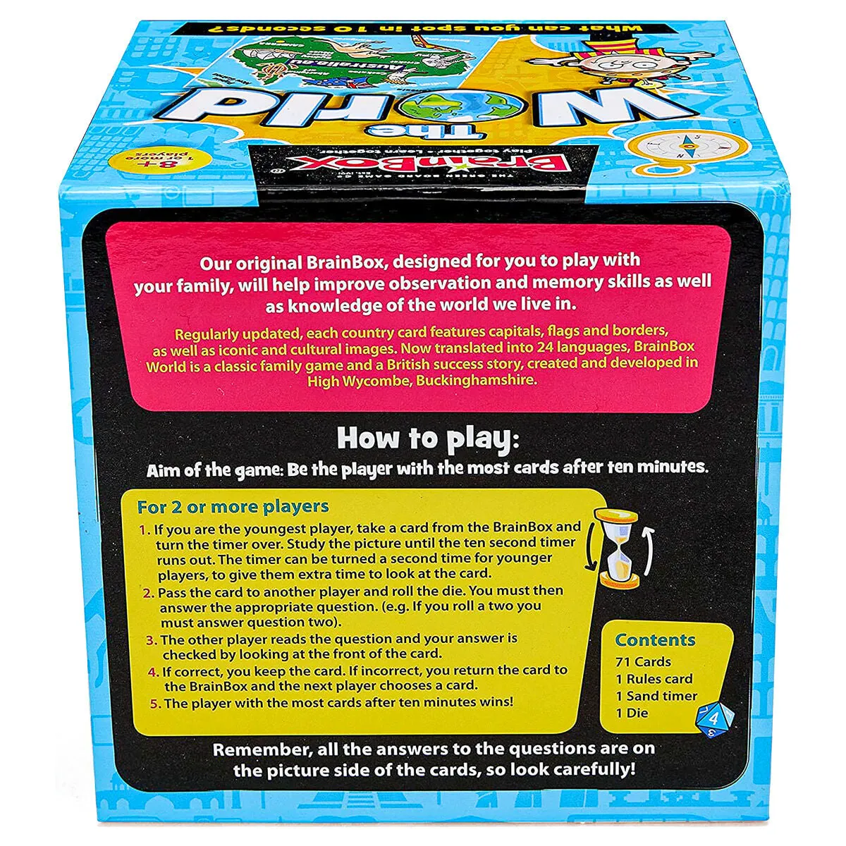 BrainBox The World Card Game