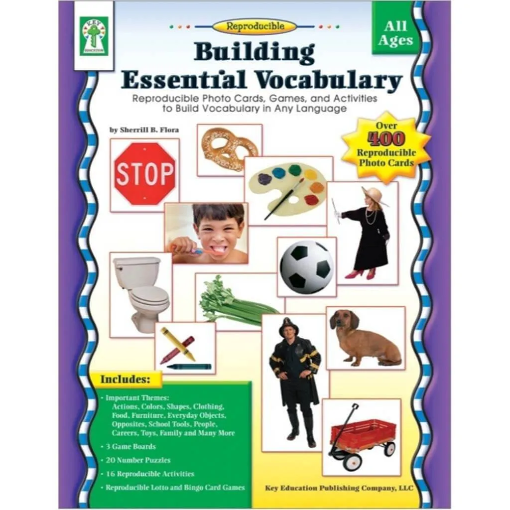 Building Essential Vocabulary Resource Book Grade Pk-3