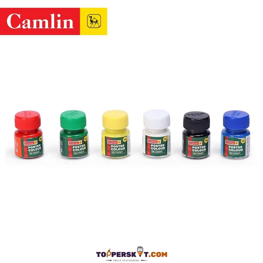Camlin Student Poster Colour Set - Multicolour ( Pack of 6 )