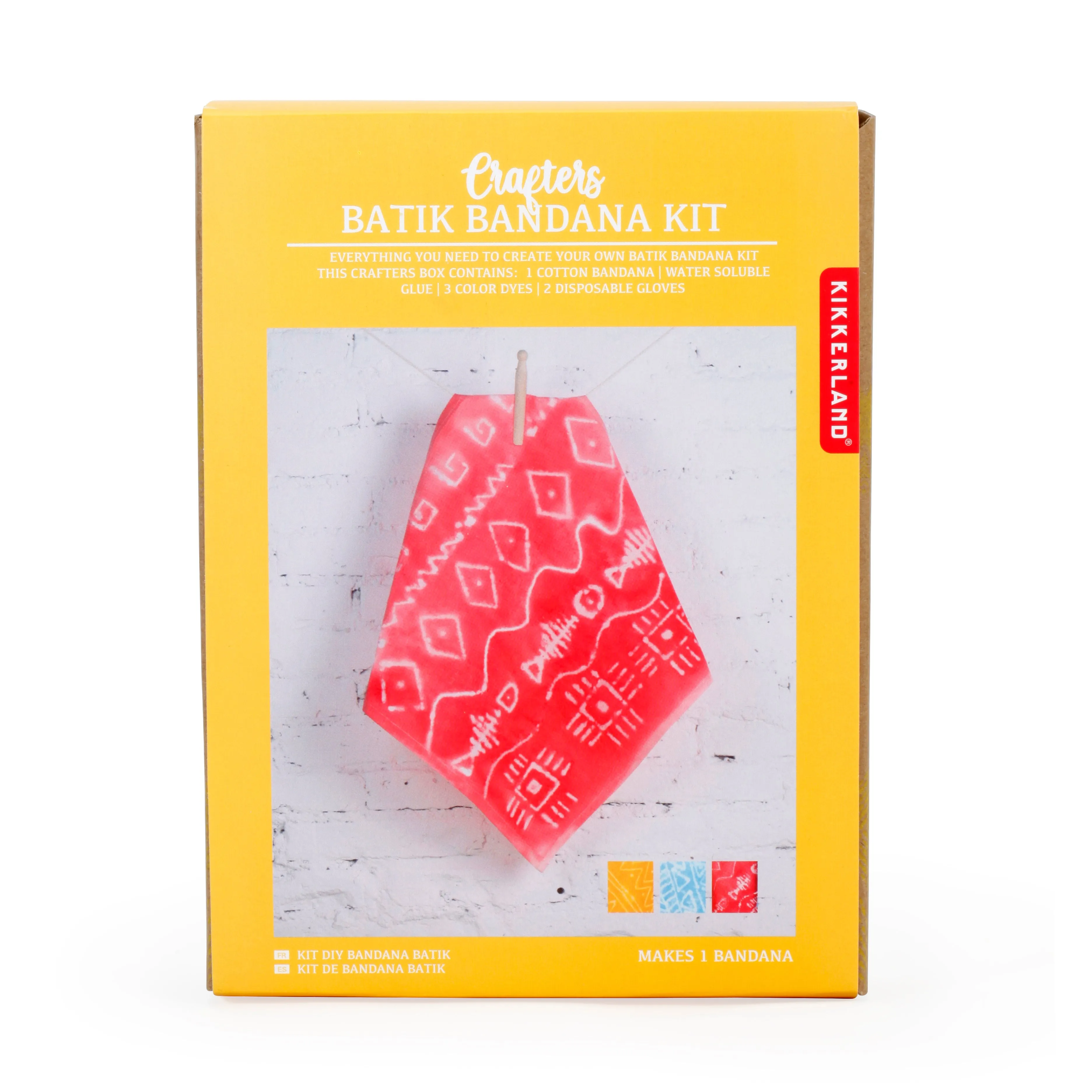 Crafters DIY Hand Dye Batik Bandana