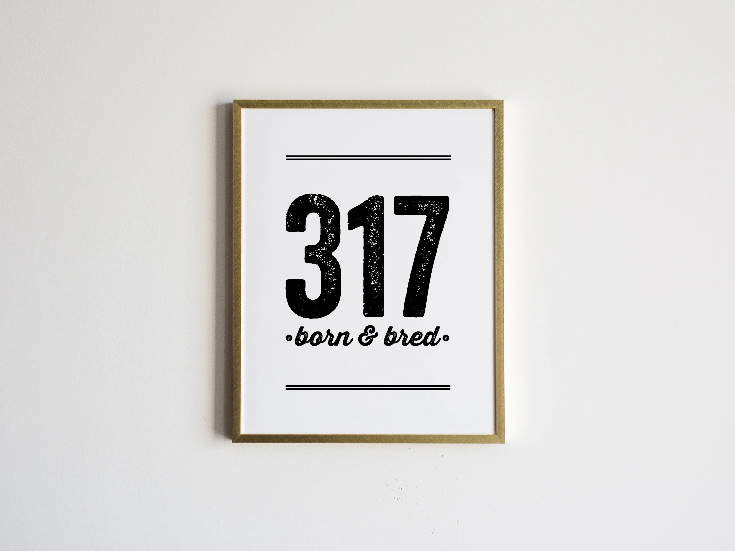 Custom Area Code Print