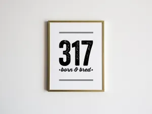Custom Area Code Print