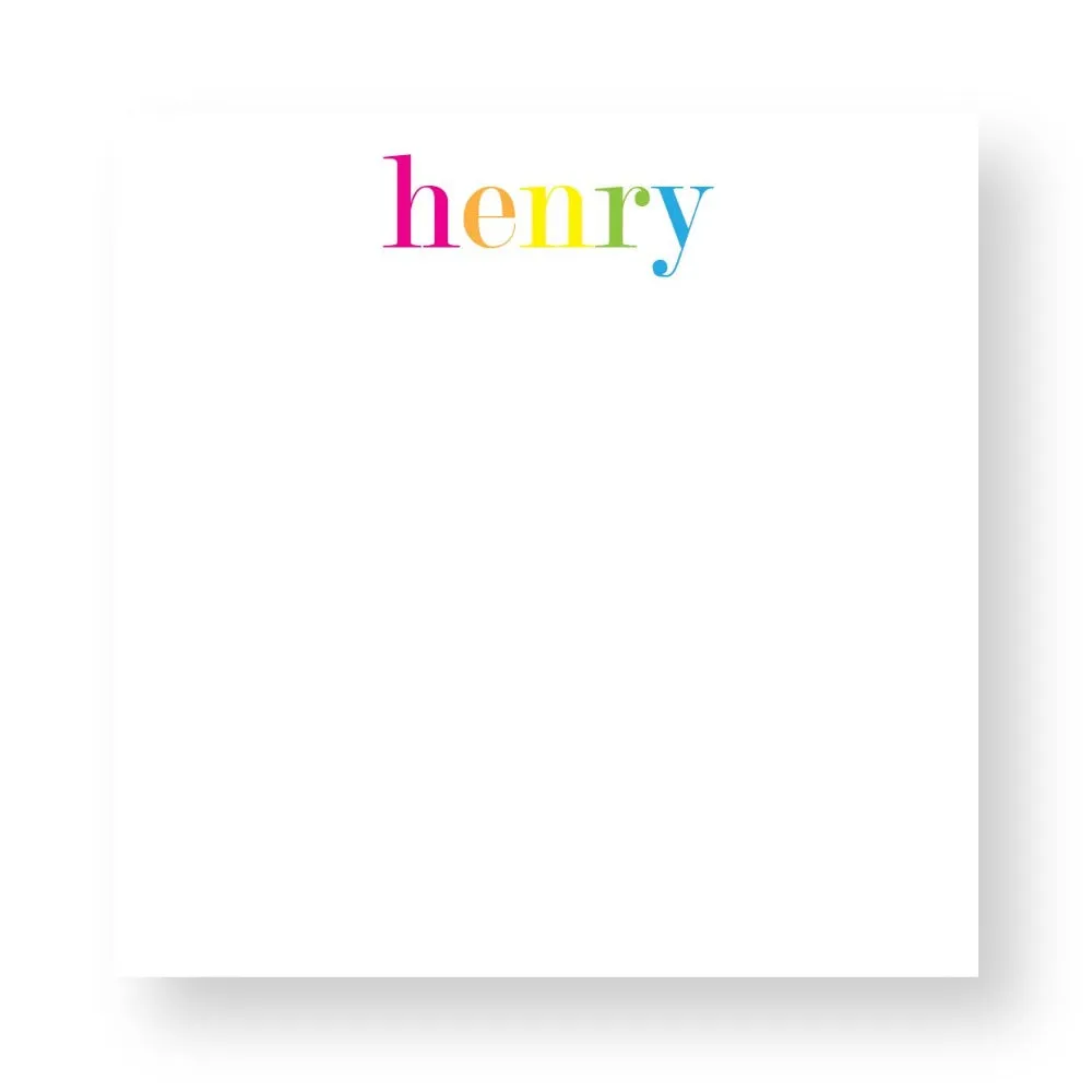 Custom Notepad Rainbow 2