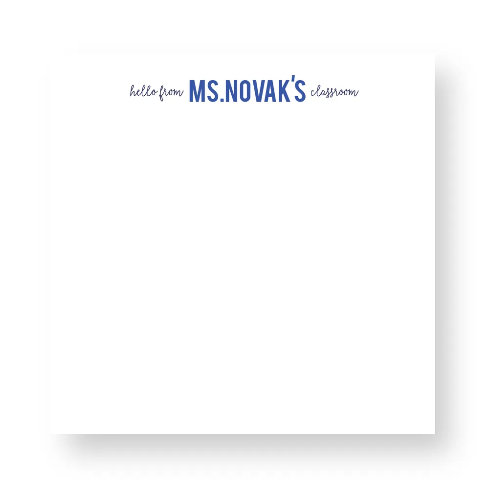 Custom Notepad Teacher 4