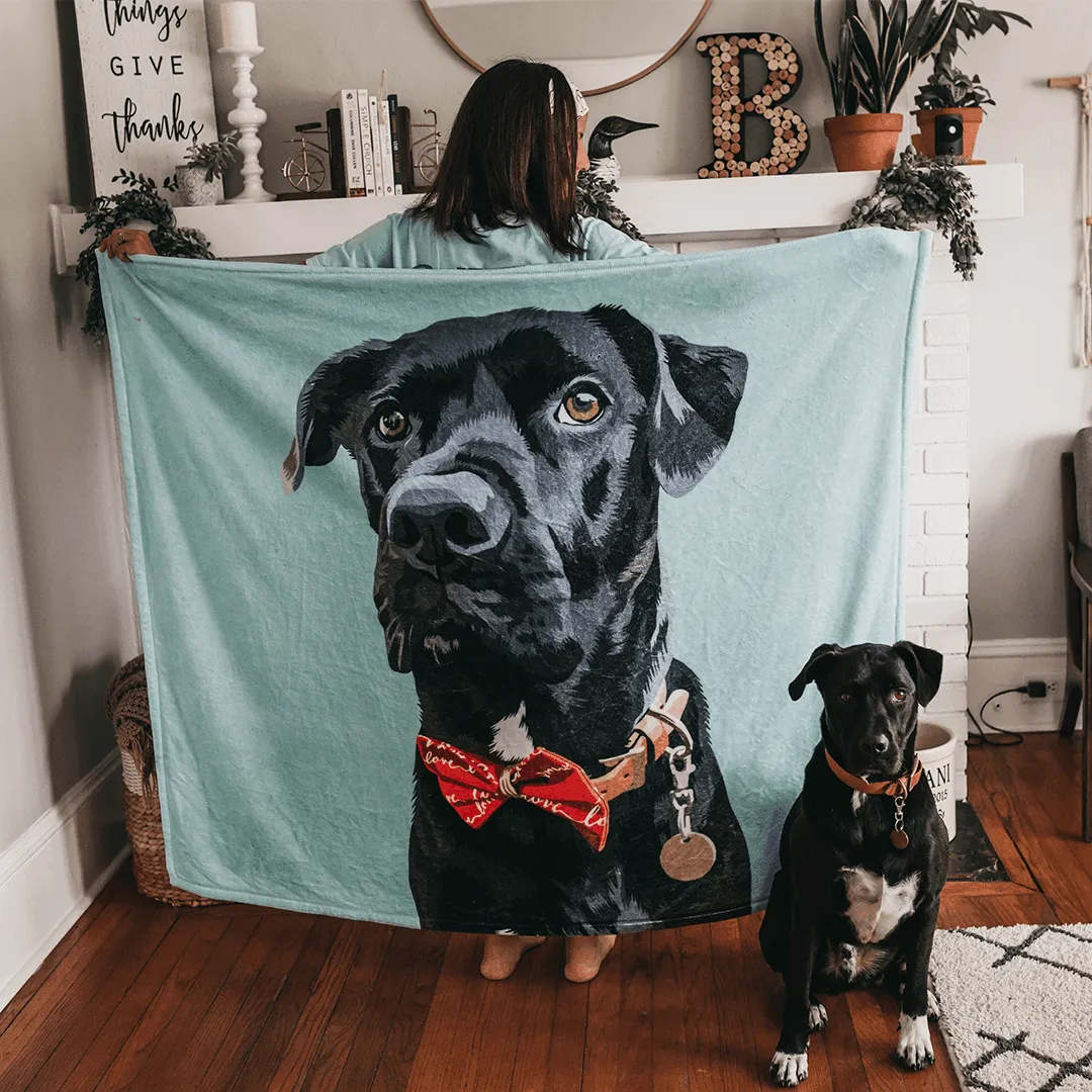 Custom Pet Fleece Blanket