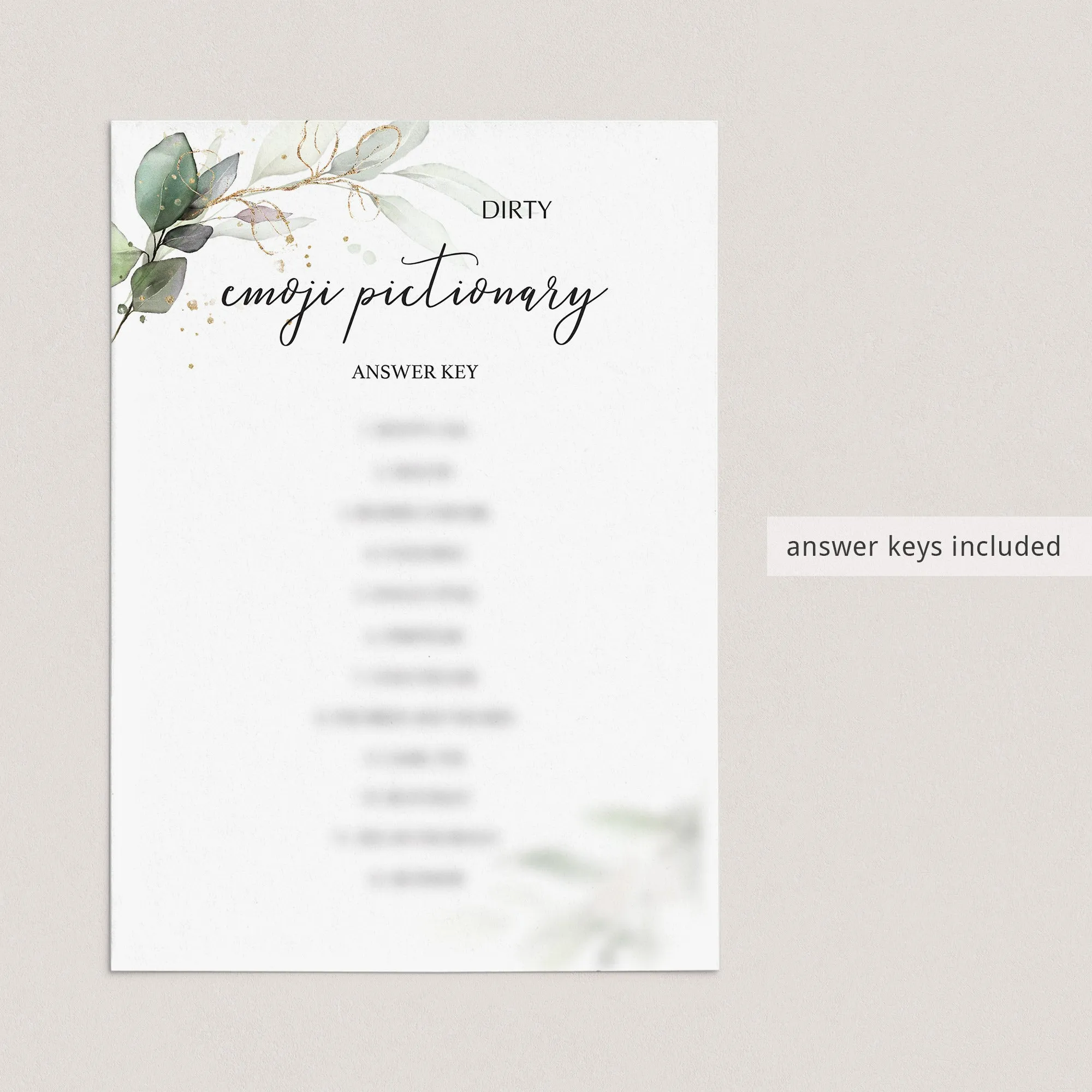Dirty Hen Party Games Bundle Printable
