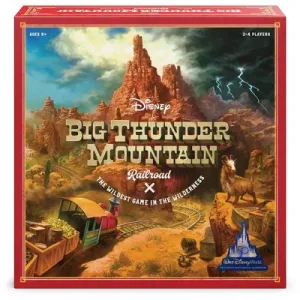 Disney Big Thunder Mountain Railroad Game Sculpted Mountain Cards Marbles