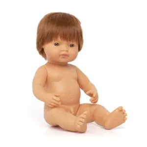 Doll - Anatomically Correct Baby, Caucasian Boy, Red Head