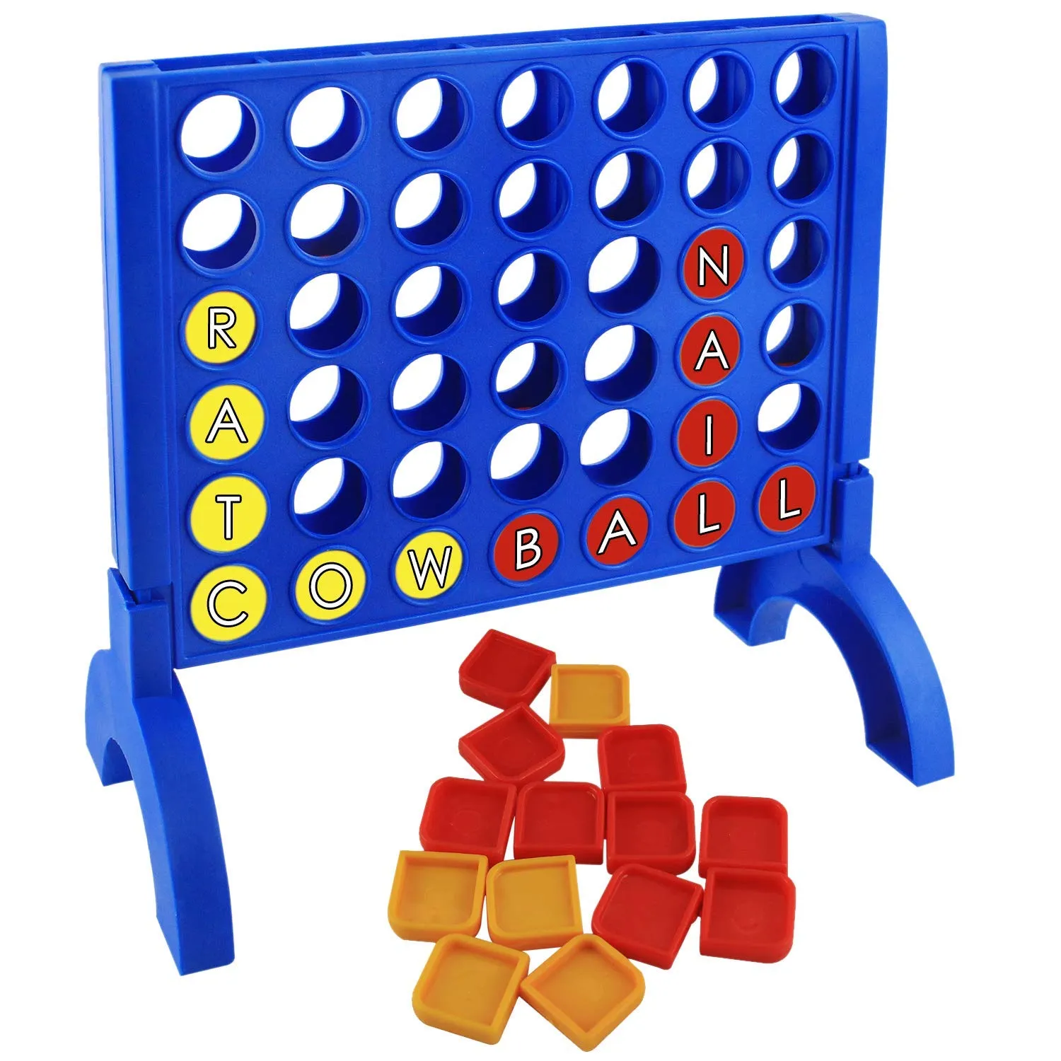 EKTA Word Building Game for Kids (Yellow)