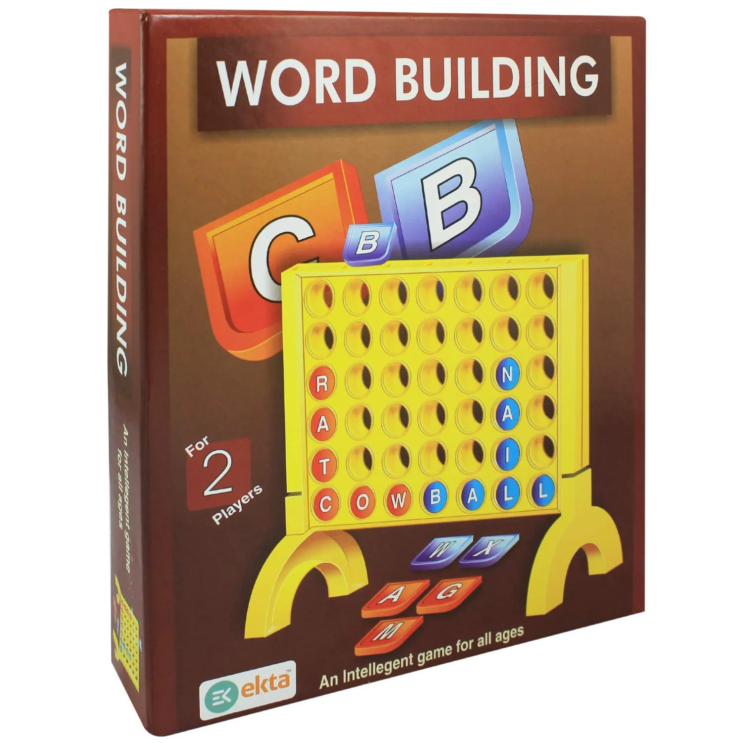 EKTA Word Building Game for Kids (Yellow)