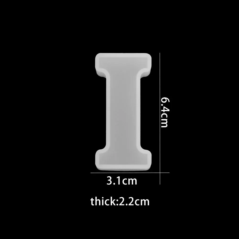 ELMAS 3D Alphabet Silicone Molds for DIY Jewelry & Crafts