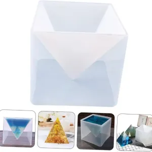 ELMAS Super Large Pyramid Silicone Mold for DIY Jewelry Crafts