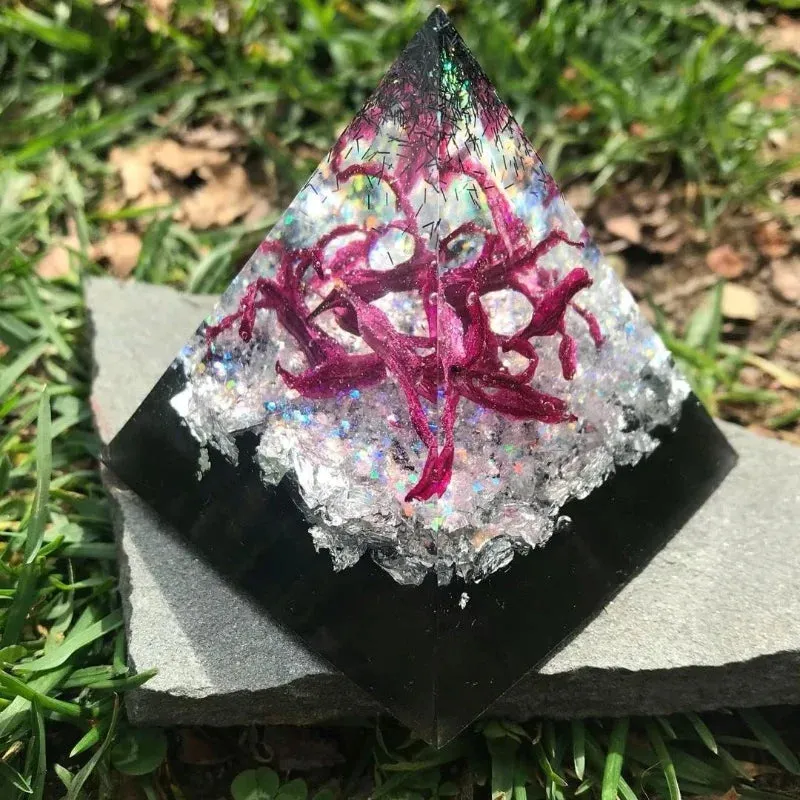 ELMAS Super Large Pyramid Silicone Mold for DIY Jewelry Crafts