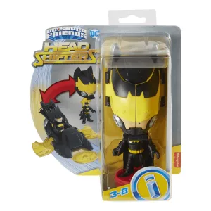 Fisher Price DC Super Friends Head Shifters Toy Figure Vehicle Set