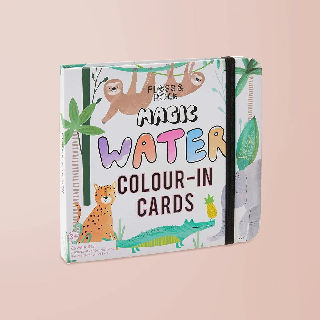 Floss & Rock Magic Colour Changing Water Cards, Jungle