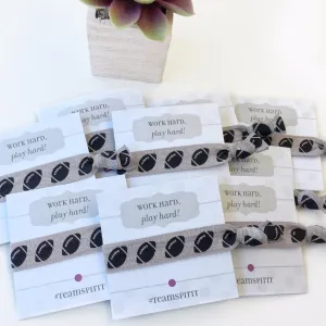 Football Party Favors, Team Sports Gift, Hair Ties