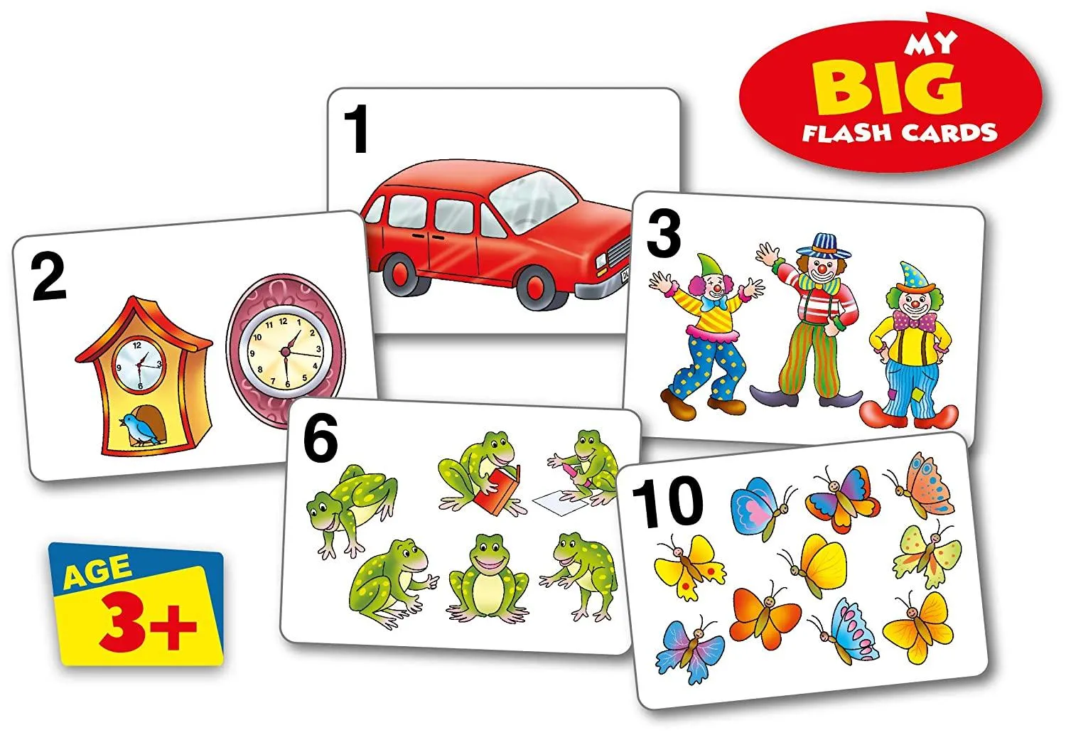 Frank Numbers - My Big Flash Cards for 3 Year Old Kids & Above